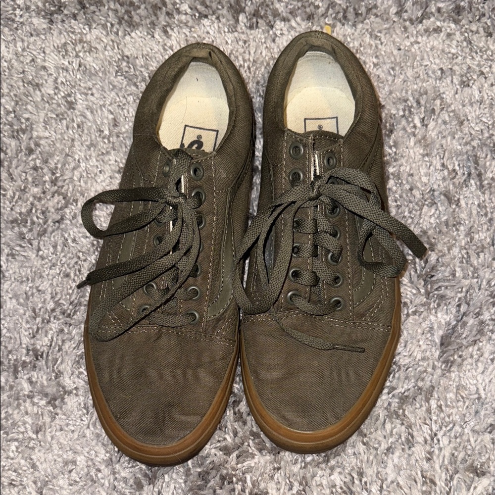 Unisex Olive Green Sneakers